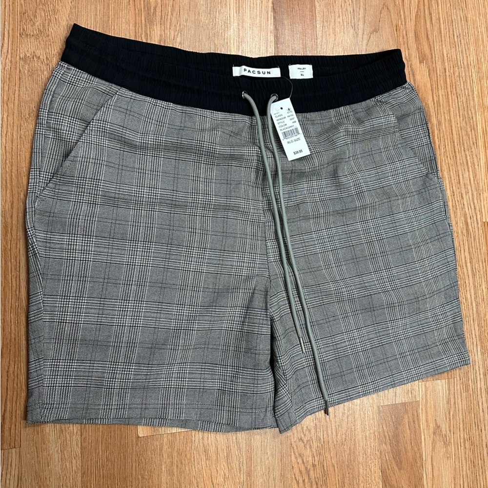 PacSun Russel Plaid Volley Shorts